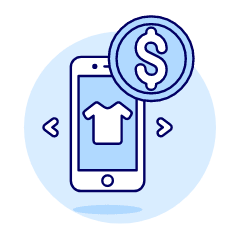 Customize Shirt Phone Illustration from UX Duotone Set