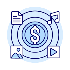 Subscription Income Illustration from UX Duotone Set