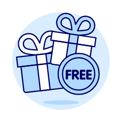 Free Gift Boxes Illustration from UX Duotone Set