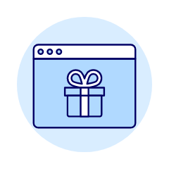 Gift Box Browser 2 Illustration from UX Duotone Set