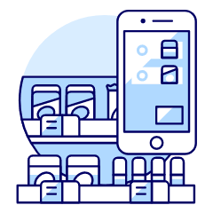Phone Price Check Illustration from UX Duotone Set