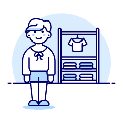 Garment Shopping 3 2 Illustration from UX Duotone Set