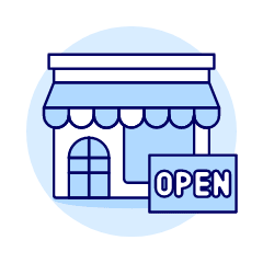 Store Open Illustration from UX Duotone Set