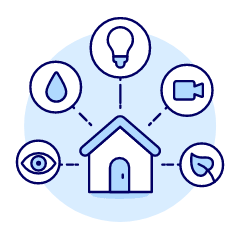 Smart Home Illustration from UX Duotone Set