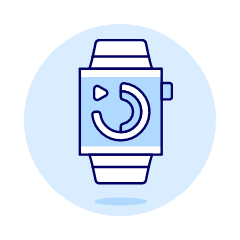 Smart Watch 1 Illustration from UX Duotone Set