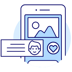 Phone Comment Image 1 1 Illustration from UX Duotone Set