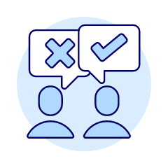 User Discuss 1 Illustration from UX Duotone Set