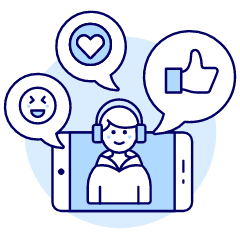 Voicechat 1 Illustration from UX Duotone Set