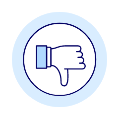 Hand Dislike 1 Illustration from UX Duotone Set