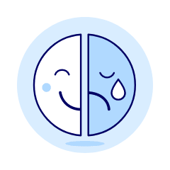 Emoji Happy Sad 1 Illustration from UX Duotone Set