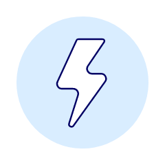 Lightning Illustration from UX Duotone Set