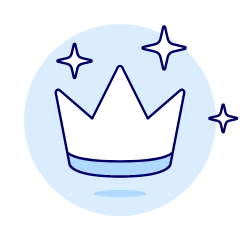 Crown Sparkle Illustration from UX Duotone Set