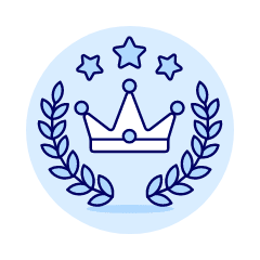 Crown Star Illustration from UX Duotone Set
