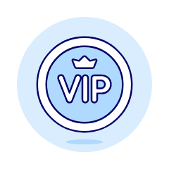 Gold Vip Coin Illustration from UX Duotone Set