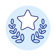 Star Leaf Illustration from UX Duotone Set