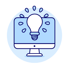 Imac Idea Illustration from UX Duotone Set