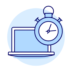 Laptop Runtime Illustration from UX Duotone Set