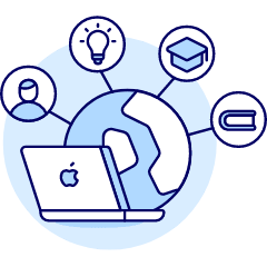 Global Content Illustration from UX Duotone Set