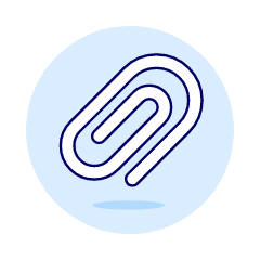 Attach Link Illustration from UX Duotone Set