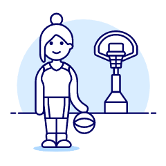 Sports Basketball 16 Illustration from UX Duotone Set