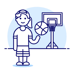 Sports Basketball 2 Illustration from UX Duotone Set