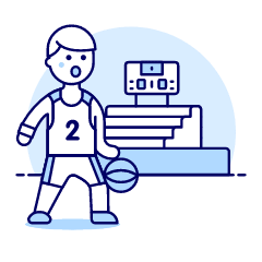 Sports Basketball 7 Illustration from UX Duotone Set