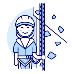 Sports Climbing 1 Illustration from UX Duotone Set