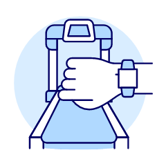 Timer Fitness 1 Illustration from UX Duotone Set