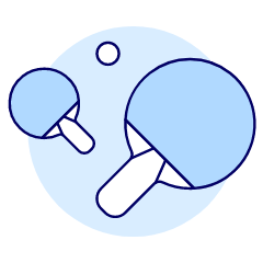 Table Tennis 2 Illustration from UX Duotone Set