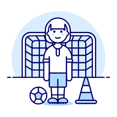 Sports Soccer Football 8 Illustration from UX Duotone Set