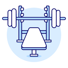 Barbell Illustration from UX Duotone Set