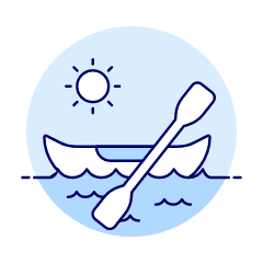 Kayak Illustration from UX Duotone Set