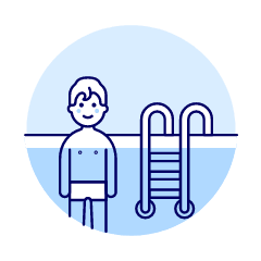 Sports Swimming 10 Illustration from UX Duotone Set