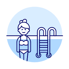 Sports Swimming 7 Illustration from UX Duotone Set