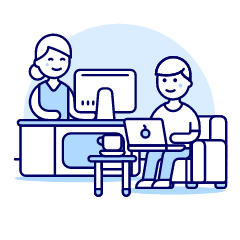 Work Desk Sofa 3 1 Illustration from UX Duotone Set