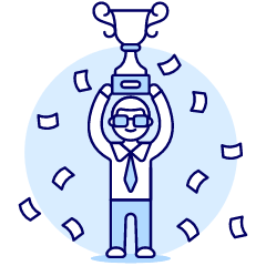 Promotion Trophy 2 1 Illustration from UX Duotone Set