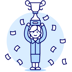 Promotion Trophy 2 2 Illustration from UX Duotone Set