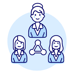 Team Hierarchy 3 1 Illustration from UX Duotone Set