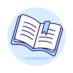 Written Bookmark Illustration from UX Duotone Set