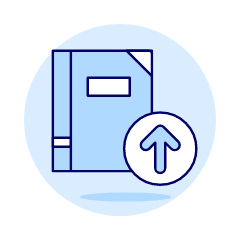 Upload Note Illustration from UX Duotone Set