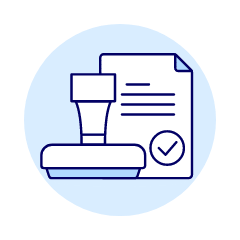 Approve Document Illustration from UX Duotone Set