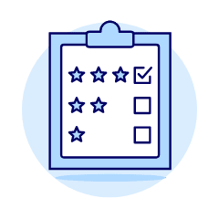 Rating Document Illustration from UX Duotone Set