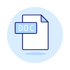 Doc File Illustration from UX Duotone Set