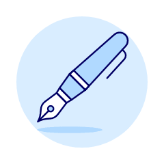 Pen Illustration from UX Duotone Set