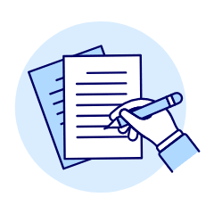 Hand Writing 1 Illustration from UX Duotone Set