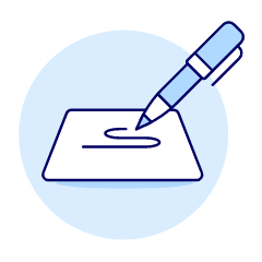 Pen Drawing Illustration from UX Duotone Set