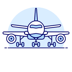 Airplane 1 Illustration from UX Duotone Set