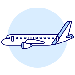 Airplane 2 Illustration from UX Duotone Set