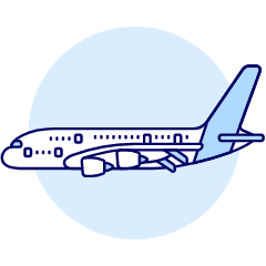 Airplane 3 Illustration from UX Duotone Set