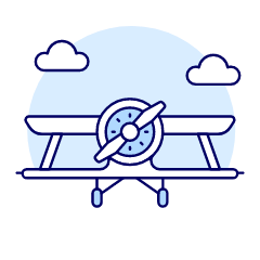 Propeller Plane 1 Illustration from UX Duotone Set